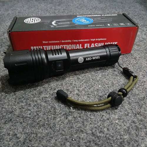 ABD Multi-Functional 1KM Long Range Led Emergency Flashlight