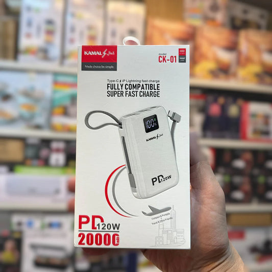 120W PD Super Fast 20,000 & 30,000mAH Powerbank