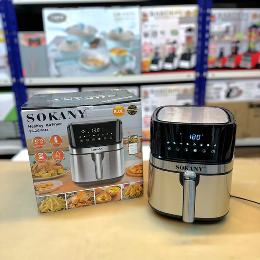 Lot Imported Sokany 8L Air Fryer