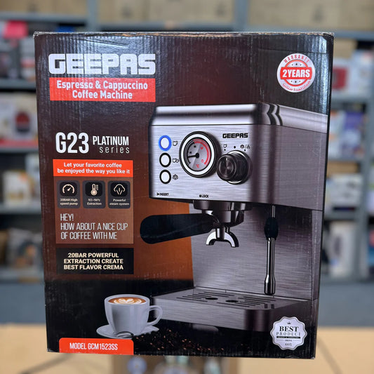 Geepas Expresso & Cappuccino Coffee Machine