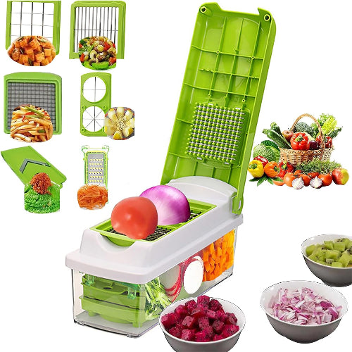 Pack of 12 High Quality 12 in 1 Salad Vegetable Fruit Slicer