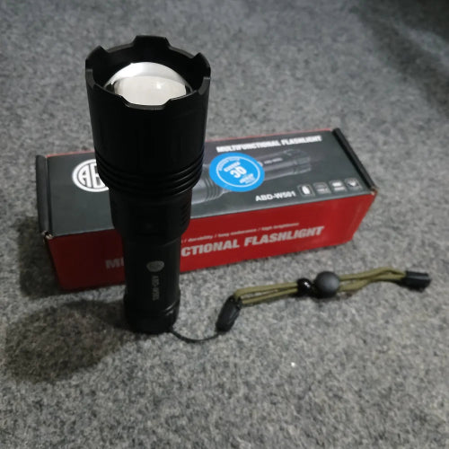 ABD Multi-Functional 1KM Long Range Led Emergency Flashlight