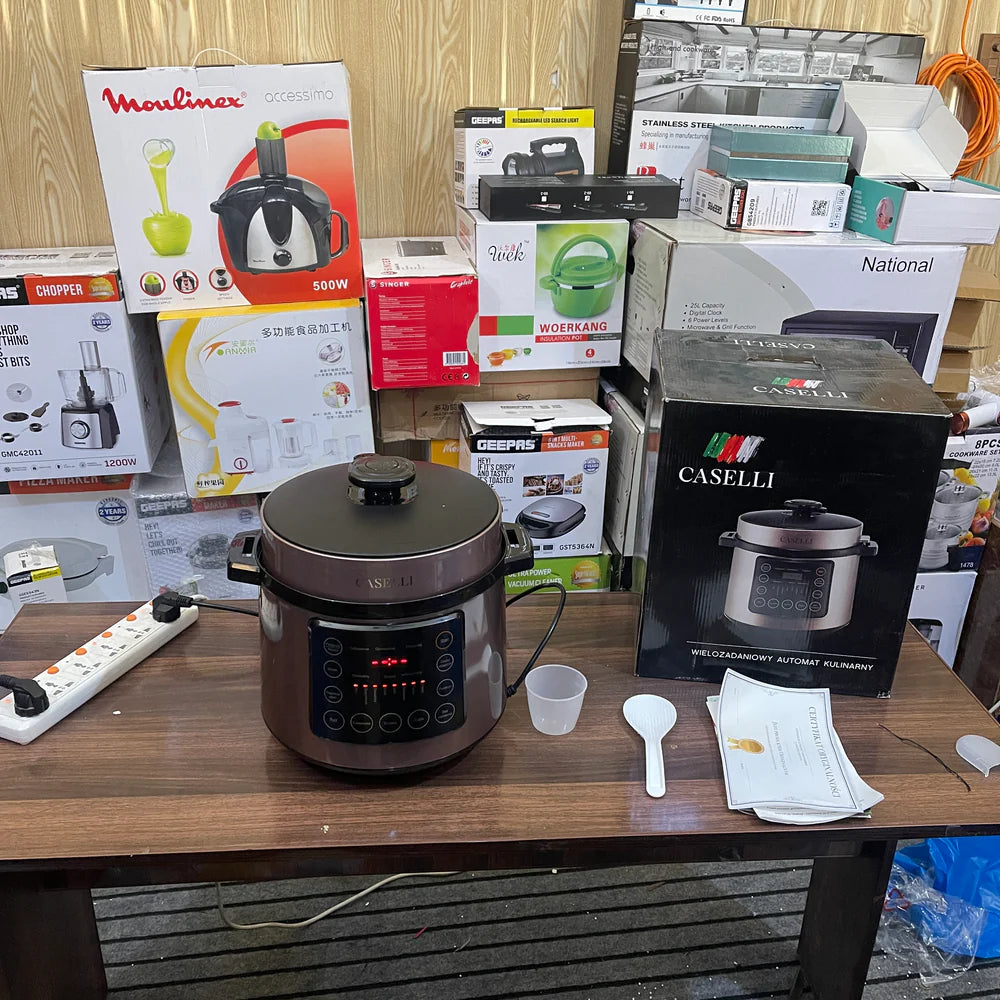 Italy Lot Imported Caselli 6L Electric Pressure Cooker