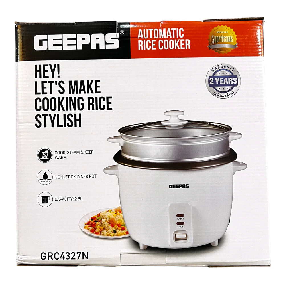 Geepas Automatic 2.8L Rice Maker GRC4327N