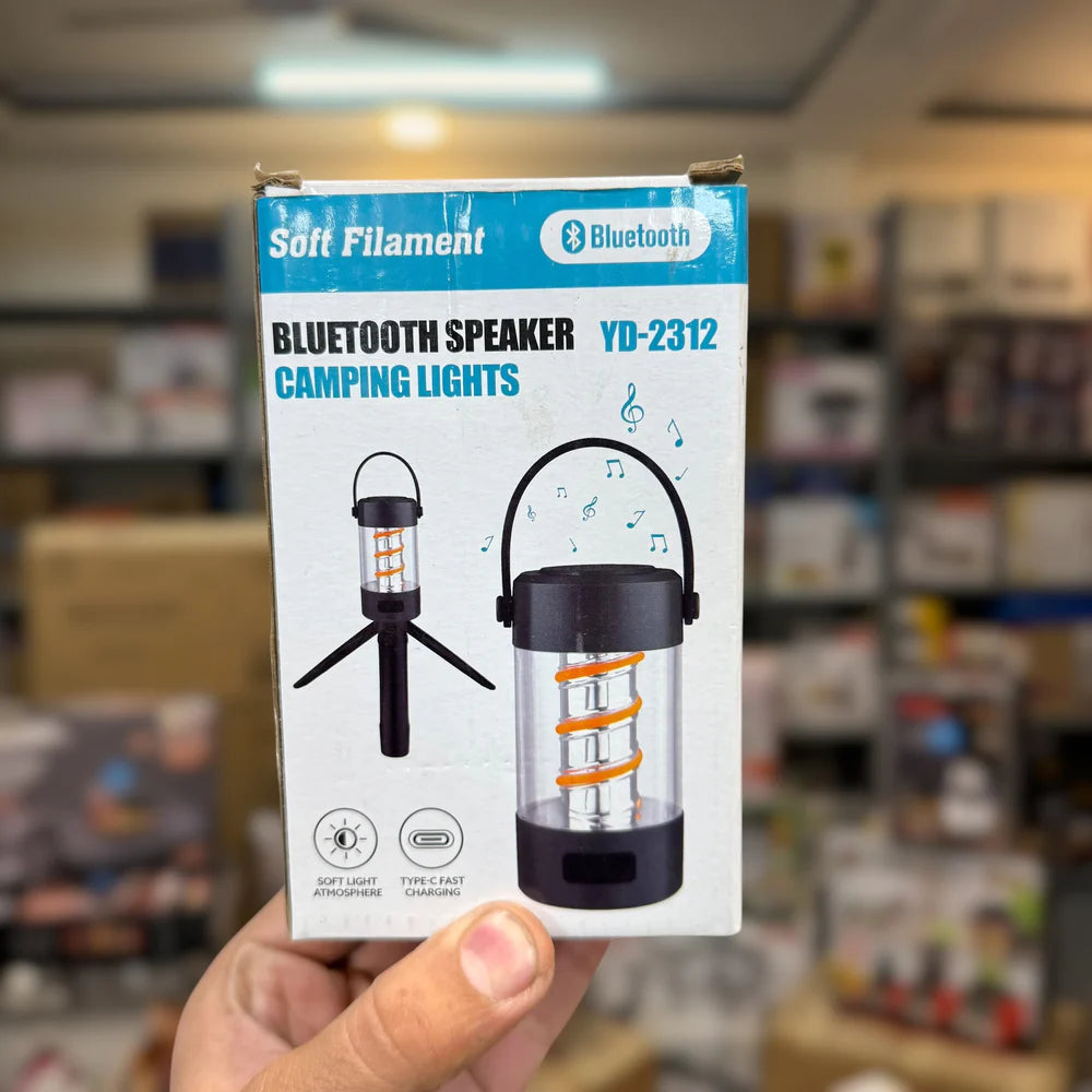 Camping Light With Bluetooth Speaker