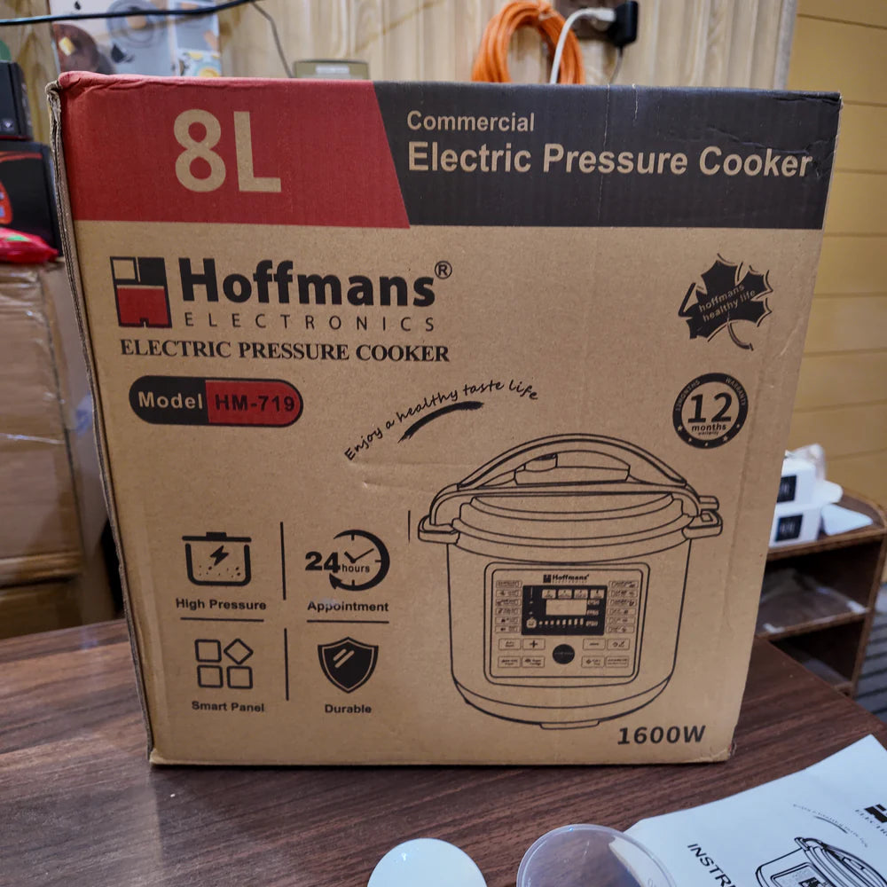 Hoffmans 8L Electric Pressure Cooker - German Lot