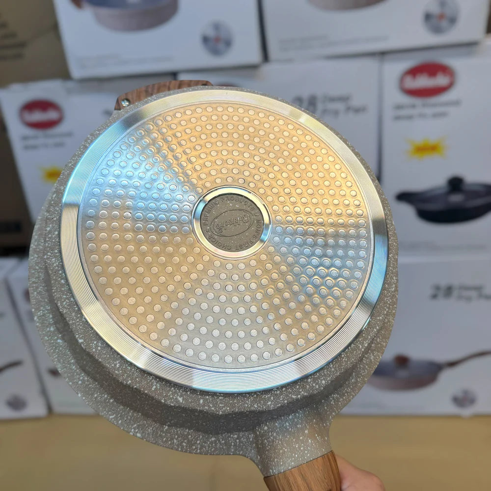 German Lot Imported Bakhshie 28cm Cooking Pan with Glass Lid