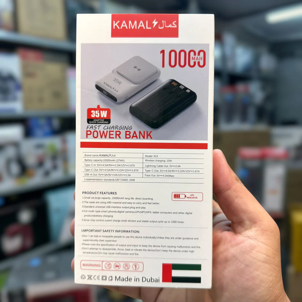 10000mAH 35W PD Wireless Power Bank