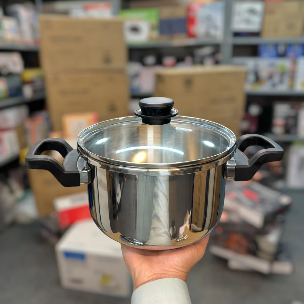 Italy Dessini 5 & 7L Pressure Cooker Set