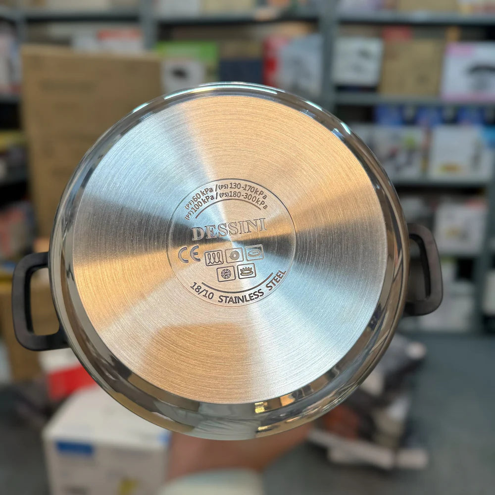 Italy Dessini 5 & 7L Pressure Cooker Set