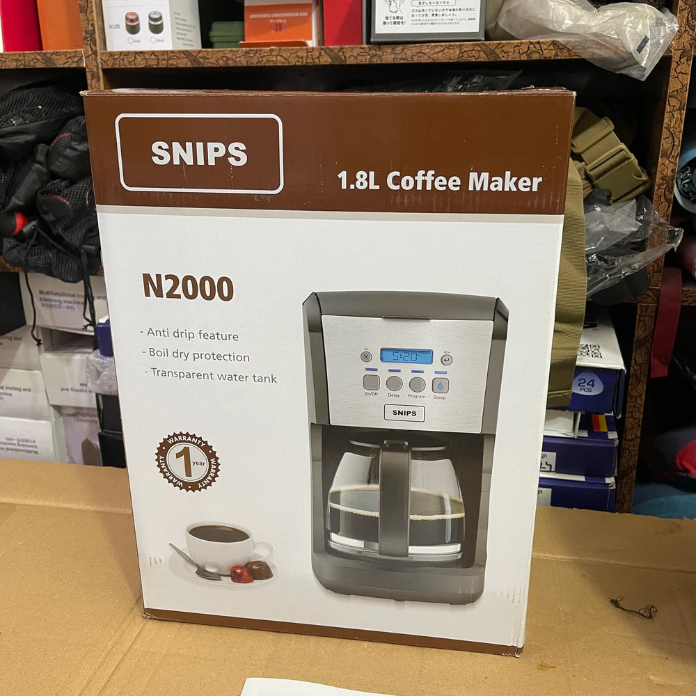 Lot Imported SNIPS 1.8L Coffee Maker